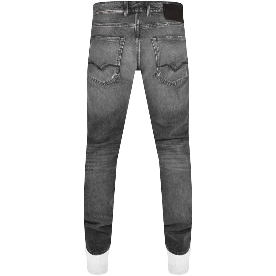 Replay Grover Straight Jeans Mid Wash Grey